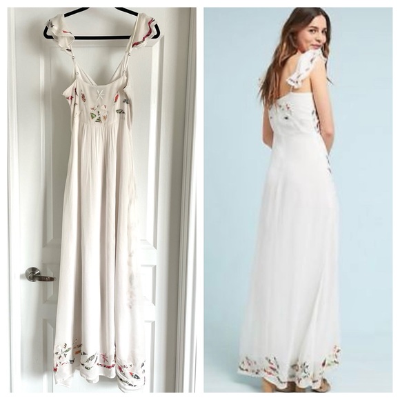 Anthropologie X Farm Rio Quintana Maxi Dress Size 6 - Picture 5 of 16